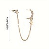 Alloy Crystal Rhinestone Tassel Cuff Earrings FS-WGCD986-01-5