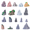 Resin Mini Mountain Model DJEW-FH0001-61-1