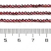 Natural Garnet Beads Strands G-F619-17A-2mm-3