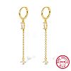 Real 18K Gold Plated 925 Sterling Silver Hoop Earrings IL1046-01-1