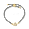 Adjustable Nylon Cord Bracelets BJEW-C096-01G-07-4