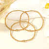 3Pcs CCB Plastic Beads Stretch Bracelets for Women ZW2963-2