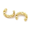 Female Symbol Rack Plating Brass Cuff Earrings for Women Men EJEW-Q803-01G-2