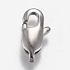 316 Surgical Stainless Steel Lobster Claw Clasps STAS-Z013-01B-1