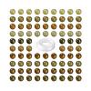 100Pcs 8mm Natural Green Garnet Round Beads DIY-LS0002-63-1