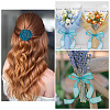 3 Rolls Polyester Organza Ribbons SRIB-TA0001-26B-8
