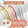 10 Strands 10 Styles Transparent Electroplate Glass Beads Strands EGLA-CJ0001-29-2