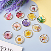 12Pcs 12 Styles Transparent Clear Epoxy Resin Pendants RESI-TA0001-85-12