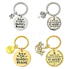 201 Stainless Steel & Alloy Enamel Keychain KEYC-YW00103-01-2