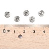 316 Surgical Stainless Steel Rhinestone Spacer Beads STAS-L285-001P-02-3