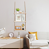 Wall-mounted Wood Storage Book Racks AJEW-WH0794-65B-4