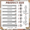 7Pcs 7 Sizes Steel Snap Rivet Setter STAS-BC0004-24-2