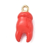 Alloy Enamel Pendants ENAM-F156-06G-02-1