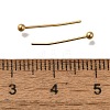 Brass Ball Head Pins KK-H502-03K-G-3