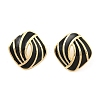 PVD Vacuum Plating Golden 304 Stainless Steel Stud Earrings for Women EJEW-Z068-08G-2