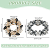 AHADERMAKER 4Pcs 2 Styles Flower Brass Rhinestone Shoe Decorations AJEW-GA0006-94A-2