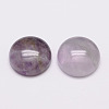 Half Round/Dome Natural Amethyst Cabochons X-G-K019-16mm-04-1