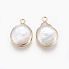 Natural Cultured Freshwater Pearl Pendants PEAR-P059-Q01-4