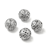 Non-Tarnish 304 Stainless Steel Hollow Round Beads STAS-P319-13P-3