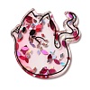 Halloween Double Side Transparent Acrylic Pendants OACR-G041-01B-1