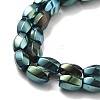 Electroplated Synthetic Magnetic Hematite Beads Strands G-P545-G01-02H-3