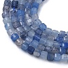 Natural Dyed & Heated Blue Aventurine Beads Strands G-P457-B01-10-5