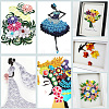 9Sets 9 Styles Gradient Rectangle Quilling Paper Strips DIY-CP0012-32-4