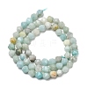 Natural Flower Amazonite Beads Strands G-Z119-A08-01-4