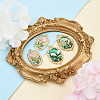8Pcs 4 Styles Rack Plating Alloy Enamel Pendants ENAM-YW0004-61-4