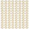 2Sets Brass Keychain Clasps KK-BC0014-47B-1
