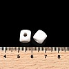 Spray Painted Wooden Beads WOOD-P021-01B-30-4