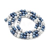 Electroplated Natural Shell Beads Strands SHEL-F008-03A-08-2