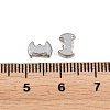 304 Stainless Steel Beads STAS-D394-02B-P-3
