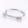 Tarnish Resistant 304 Stainless Steel Bangles X-BJEW-P222-14P-2