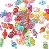  Opaque Solid Color & Imitation Jelly & Transparent Styles Acrylic Beads MACR-TA0001-15-15
