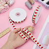 2Roll Valentine's Day Polycotton(Polyester Cotton) Ribbon OCOR-HY0001-52-4