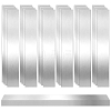 36Pcs 12 Styles 304 Stainless Steel Blank Sheets STAS-OC0001-37-1