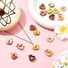 18Pcs 9 Colors Opaque Resin Pendants CRES-YW0002-82-4