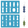 Acrylic Earring Handwork Template DIY-WH0359-068-1