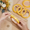 6 Rolls 4 Styles PET Decorative Adhesive Tapes AJEW-BC0010-39B-3