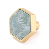 Hexagon with Marble Pattern Brass Box Handles & Knobs LS-DIY-P054-C01-3