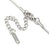 Non-Tarnish 304 Stainless Steel Pendant Necklaces for Women NJEW-H020-01P-3