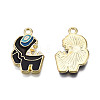 Alloy Enamel Pendants ENAM-N059-76-1