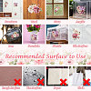 3 Sheets 3 Styles PVC Waterproof Decorative Stickers DIY-WH0404-619-3