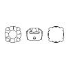 Preciosa® MAXIMA Crystal in Sew-On Cup X-PRC-SS29-70530-G-3