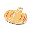 Thanksgiving Day Alloy Enamel Pendants X-ENAM-D060-02B-KCG-3