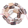 Natural Botswana Agate Beads Strands G-A314-A01-01-3