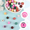 180Pcs 9 Colors Fruits Theme Handmade Polymer Clay Beads CLAY-PA0001-15-6