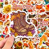 50Pcs Thanksgiving Day Cartoon Paper Self-Adhesive Picture Stickers STIC-C010-04-1