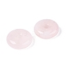 Natural Rose Quartz Pendants G-Q601-30B-09-2